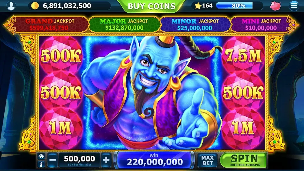 Slots of Vegas (Слоты Вегаса)  [МОД Бесконечные монеты] Screenshot 5