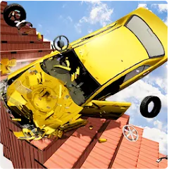 Взлом Beam Drive Crash Death Stair C (Бим Драйв Краш Дэт Стэр С)  [МОД Много денег] - стабильная версия apk на Андроид