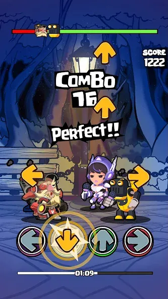 Beat Fight:Full Mod Battle (Бит Файт)  [МОД Много денег] Screenshot 2