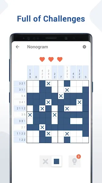 Nonogram - Fun Logic Puzzle (Нонограмма)  [МОД Меню] Screenshot 3