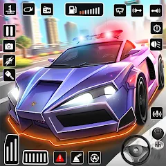 Скачать взлом Police Car Kids Driving Game (Кидс Полис Геймс)  [МОД Menu] - полная версия apk на Андроид