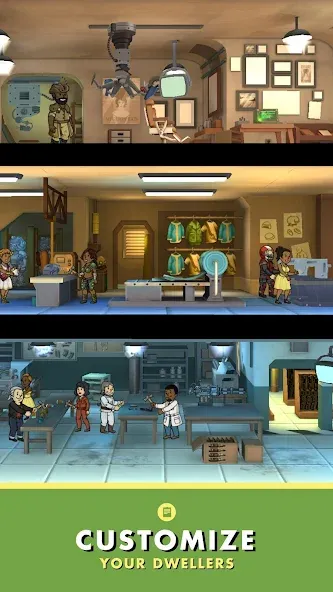 Fallout Shelter (Фоллаут Шелтер)  [МОД Много монет] Screenshot 5