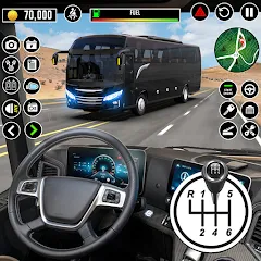 Скачать взлом Bus Driving School : Bus Games  [МОД Menu] - полная версия apk на Андроид