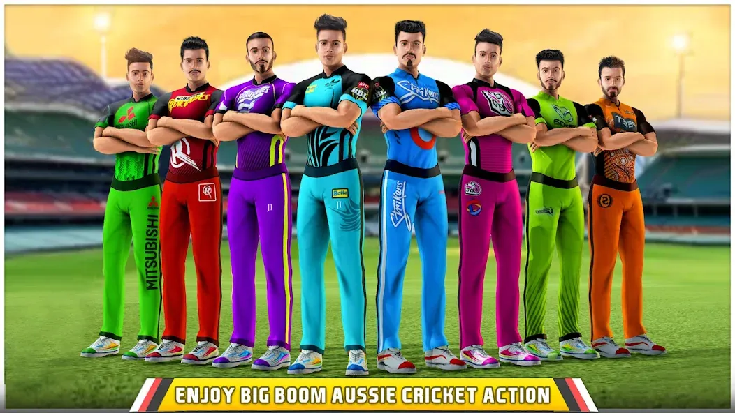 Aussie T20 Cricket Game 2023  [МОД Unlimited Money] Screenshot 1