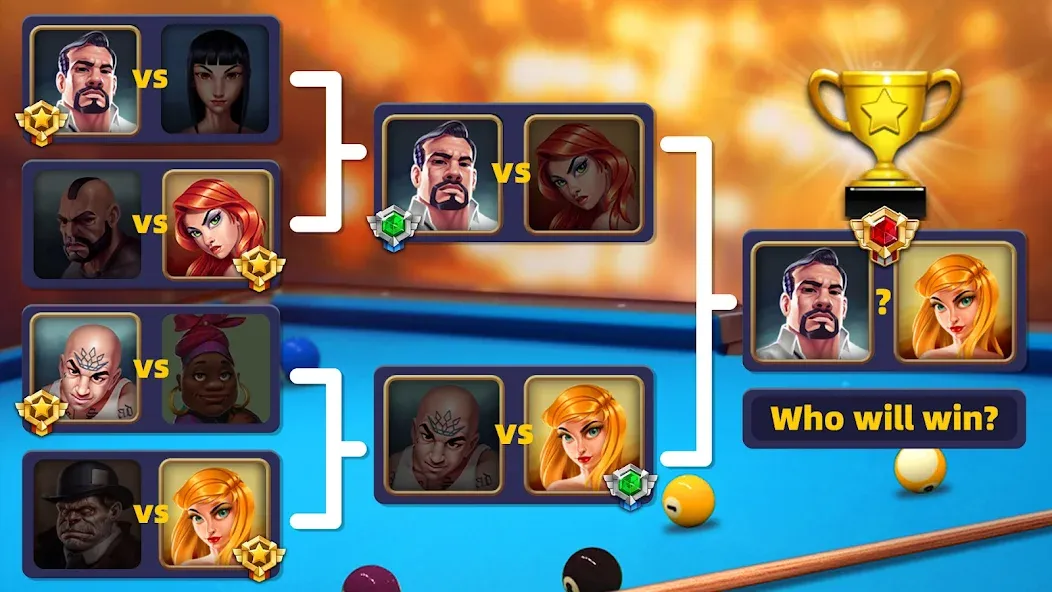 8 Pool Clash (Пул Клаш)  [МОД Много монет] Screenshot 4