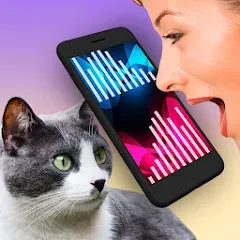 Скачать взломанную Cat Translator Pet Talk Meow  [МОД Menu] - стабильная версия apk на Андроид