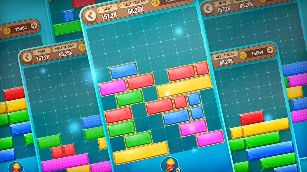 Block Crush - Puzzle Game  [МОД Много монет] Screenshot 3