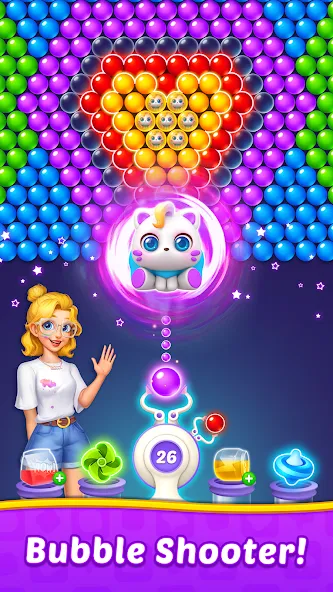 Bubble Shooter Home  [МОД Unlimited Money] Screenshot 1