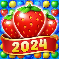 Взломанная Fruit Diary - Match 3 Games  [МОД Unlimited Money] - стабильная версия apk на Андроид