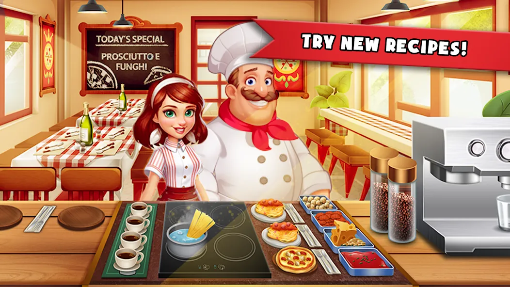 Cooking Madness: A Chef's Game  [МОД Бесконечные монеты] Screenshot 1