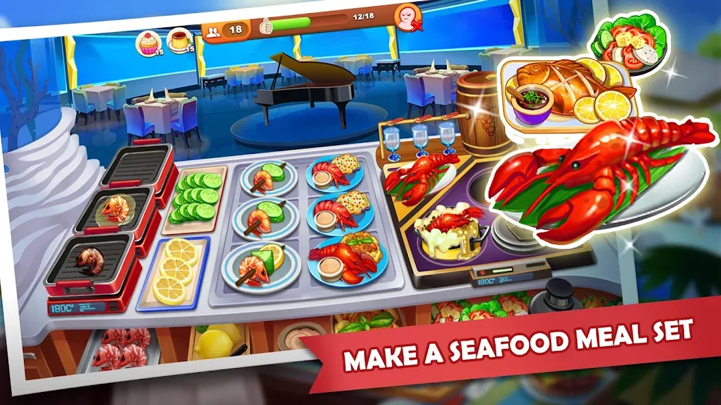 Cooking Madness: A Chef's Game  [МОД Бесконечные монеты] Screenshot 3