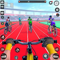 Взломанная BMX Cycle Race 3d Cycle Games (гонка на велосипедах 3D игры на велосипеде)  [МОД Много монет] - стабильная версия apk на Андроид