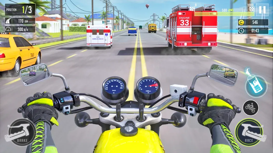 3d Bike Racing Bike Race Games  [МОД Mega Pack] Screenshot 2