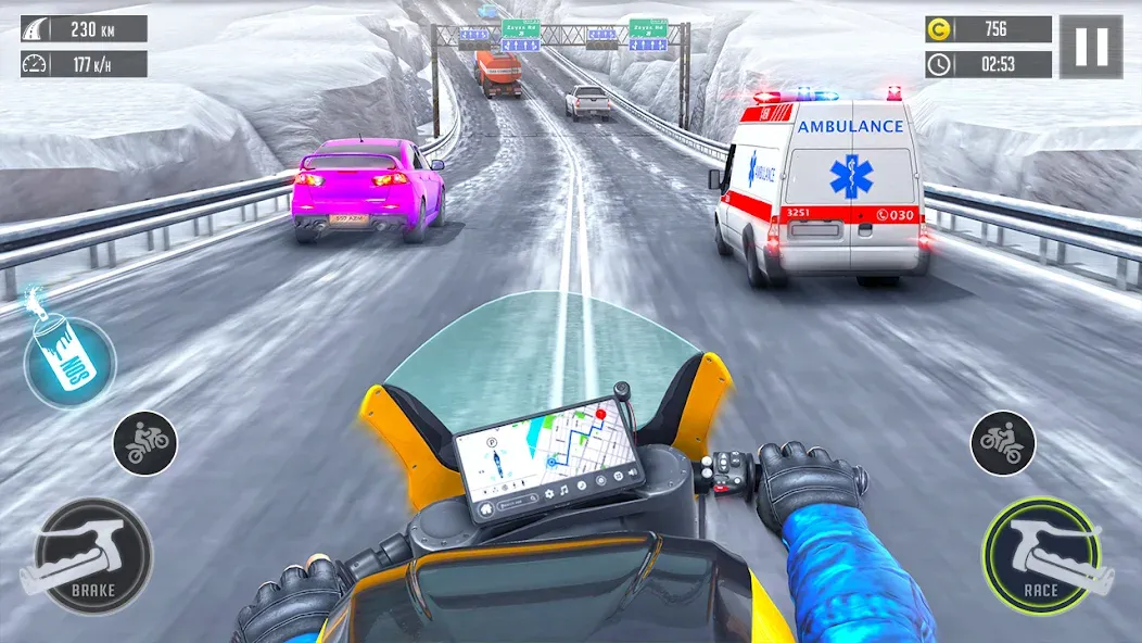 3d Bike Racing Bike Race Games  [МОД Mega Pack] Screenshot 4