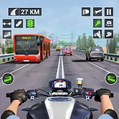 Скачать взломанную 3d Bike Racing Bike Race Games  [МОД Mega Pack] - стабильная версия apk на Андроид