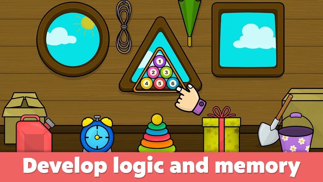 Baby Games: Shapes and Colors  [МОД Unlocked] Screenshot 3