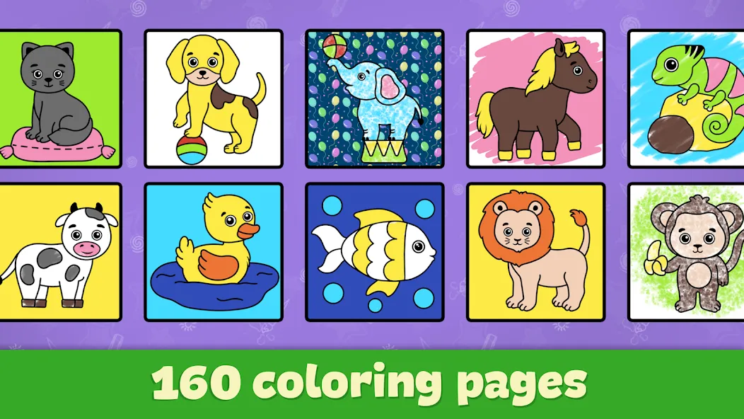 Kids Coloring & Drawing Games  [МОД Menu] Screenshot 5