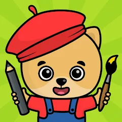 Скачать взломанную Kids Coloring & Drawing Games  [МОД Menu] - полная версия apk на Андроид