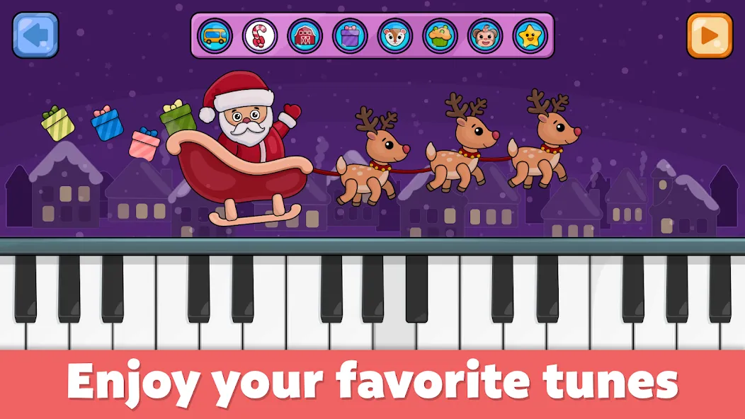 Baby Piano: Kids Music Games  [МОД Много денег] Screenshot 1