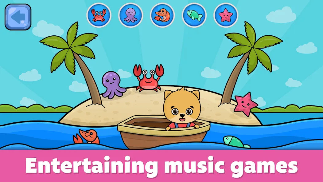 Baby Piano: Kids Music Games  [МОД Много денег] Screenshot 4