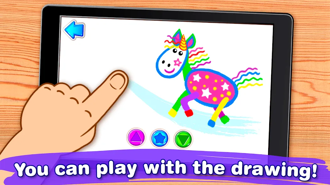 Bini Drawing for Kids Games (Бини)  [МОД Много монет] Screenshot 5