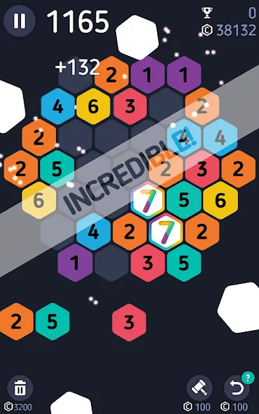 Make7! Hexa Puzzle  [МОД Mega Pack] Screenshot 4