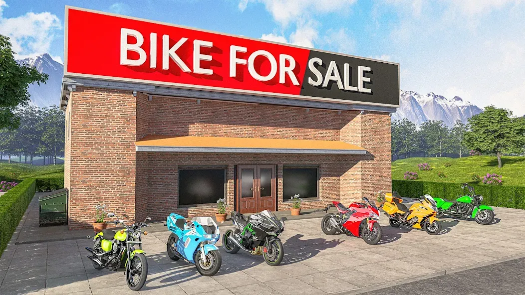 Motorcycle Dealer Bike Games  [МОД Много денег] Screenshot 1