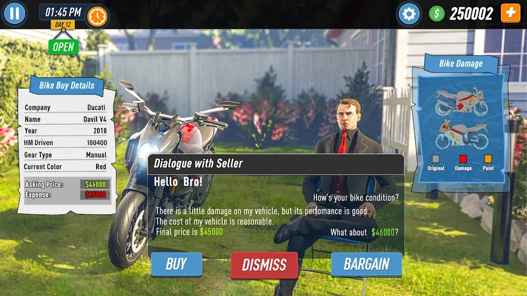 Motorcycle Dealer Bike Games  [МОД Много денег] Screenshot 5