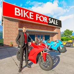 Скачать взломанную Motorcycle Dealer Bike Games  [МОД Много денег] - полная версия apk на Андроид