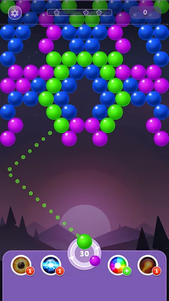 Bubble Shooter Rainbow  [МОД Много монет] Screenshot 4