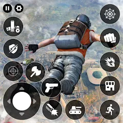 Взлом Modern Commando Strike Mission  [МОД Mega Pack] - полная версия apk на Андроид