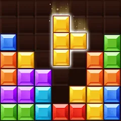 Взлом Block Gems: Block Puzzle Games (Блок драгоценные камни)  [МОД Все открыто] - последняя версия apk на Андроид