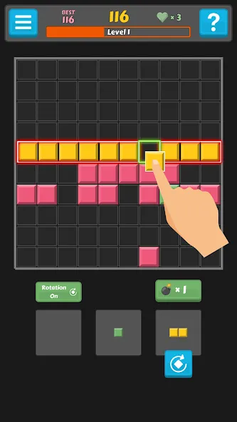 Block Buster - Hex and Square  [МОД Mega Pack] Screenshot 2