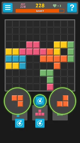 Block Buster - Hex and Square  [МОД Mega Pack] Screenshot 3