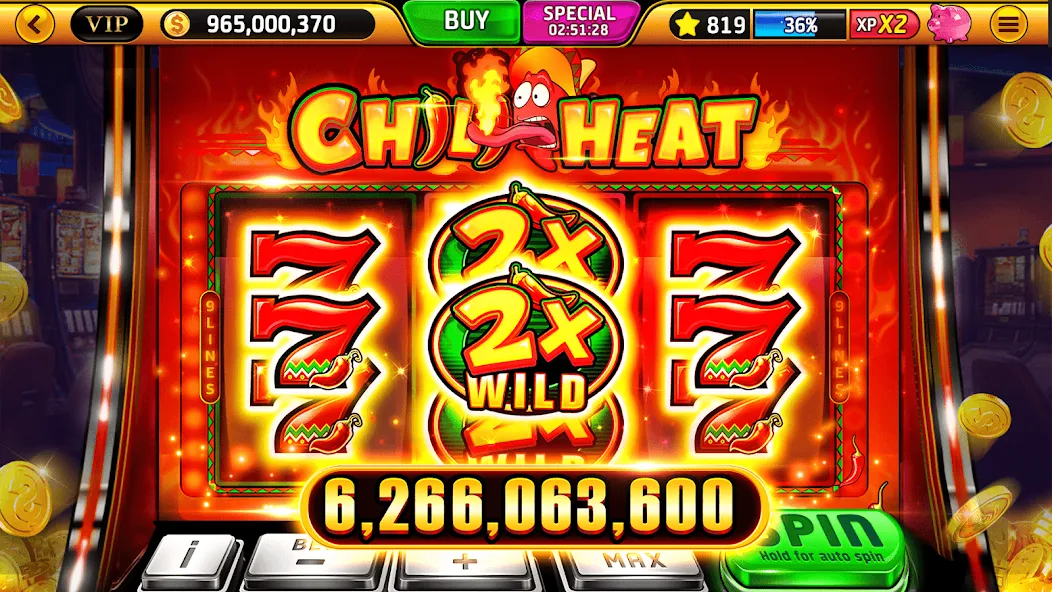 Wild Classic Slots Casino Game  [МОД Unlocked] Screenshot 5