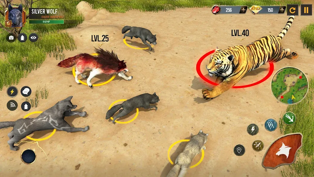 Wild Wolf Simulator Wolf Games  [МОД Mega Pack] Screenshot 4