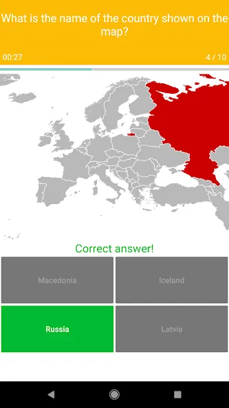 Europe Map Quiz - European Cou  [МОД Menu] Screenshot 3