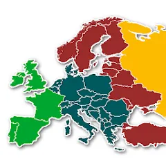 Скачать взломанную Europe Map Quiz - European Cou  [МОД Menu] - полная версия apk на Андроид