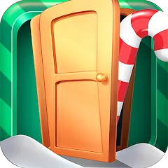 Скачать взломанную Open 100 Doors - Christmas!  [МОД Бесконечные монеты] - полная версия apk на Андроид