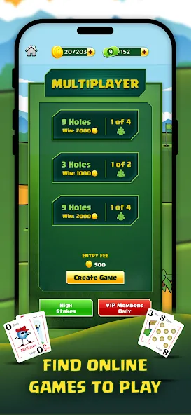 Play Nine: Golf Card Game (Плей Найн)  [МОД Все открыто] Screenshot 3