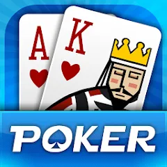 Взломанная Poker Texas Boyaa (Покер Техас Бояа)  [МОД Много монет] - стабильная версия apk на Андроид