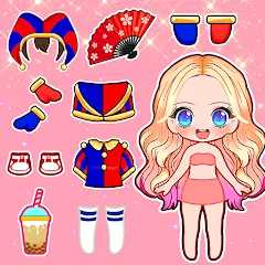 Скачать взломанную Doll Dress Up: Makeup Games (Долл Дресс Ап)  [МОД Unlocked] - последняя версия apk на Андроид