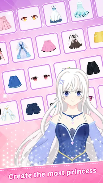 Princess Dress Up - Sweet Doll (Принцесса нарядиться)  [МОД Много денег] Screenshot 4