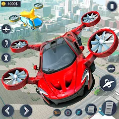 Взлом Flying Car Robot Game Car Game  [МОД Бесконечные монеты] - полная версия apk на Андроид