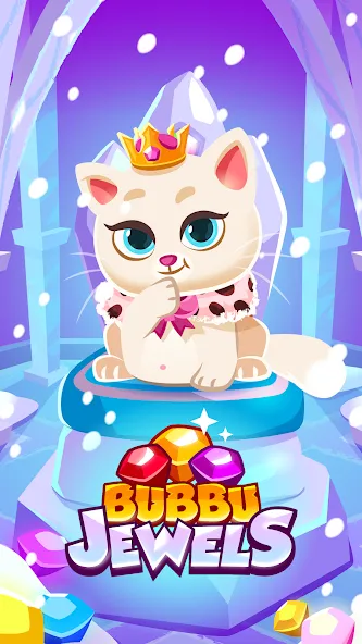 Bubbu Jewels - Merge Puzzle (Буббу Джуэлс)  [МОД Бесконечные монеты] Screenshot 1