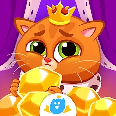 Взломанная Bubbu Jewels - Merge Puzzle (Буббу Джуэлс)  [МОД Бесконечные монеты] - последняя версия apk на Андроид