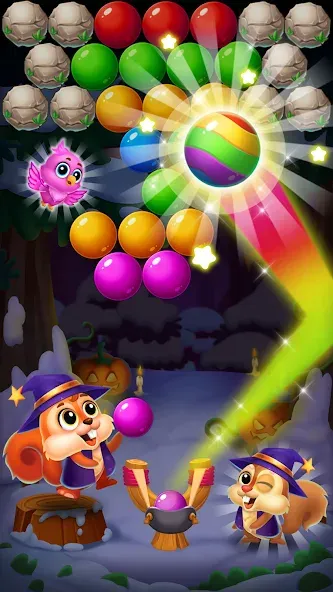 Bubble Shooter Rescue (Бабл Шутер Рескью)  [МОД Бесконечные монеты] Screenshot 4