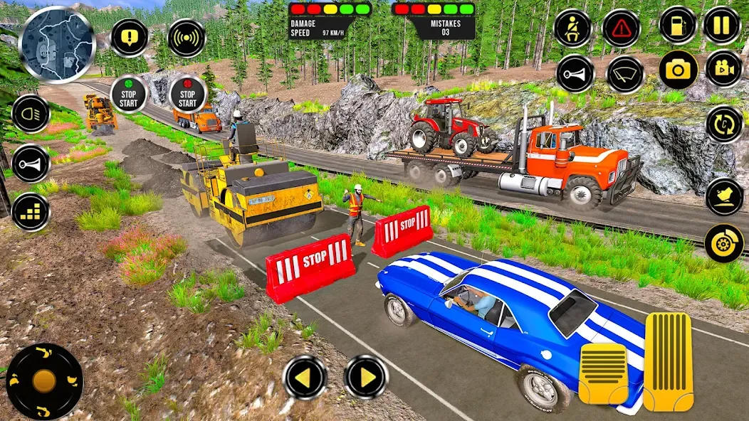 Construction Machine Real JCB  [МОД Много монет] Screenshot 4