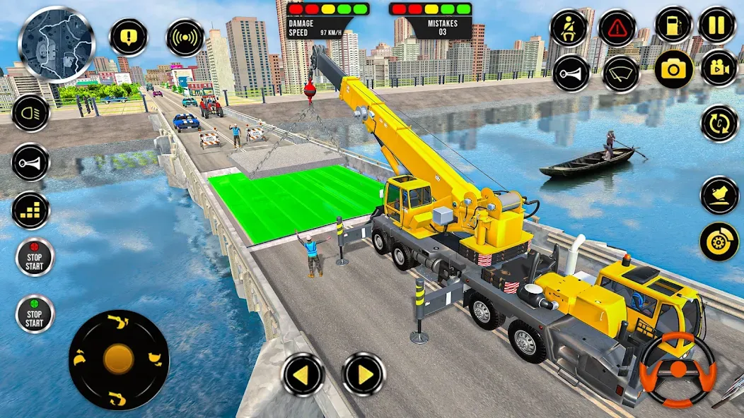 Construction Machine Real JCB  [МОД Много монет] Screenshot 5