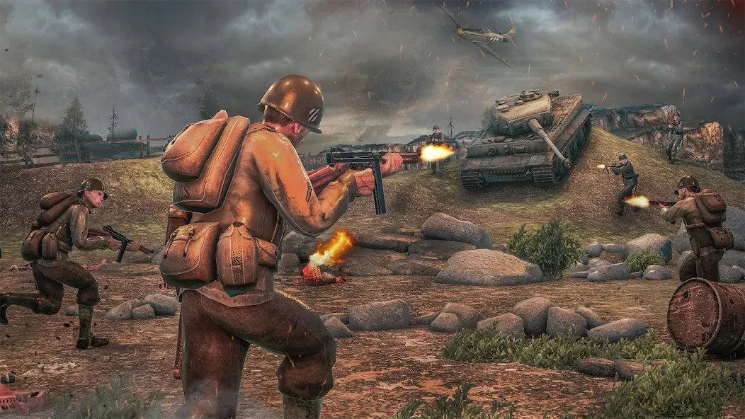 Medal of War – WW2 Games 2024  [МОД Menu] Screenshot 1